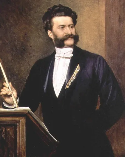 Porträt von Johann Strauss